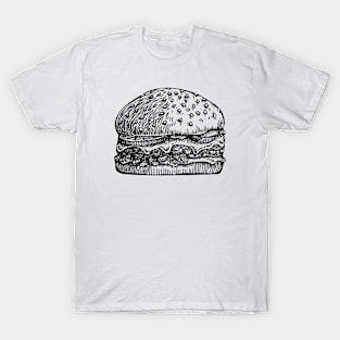 Vector Cheeseburger T-Shirt